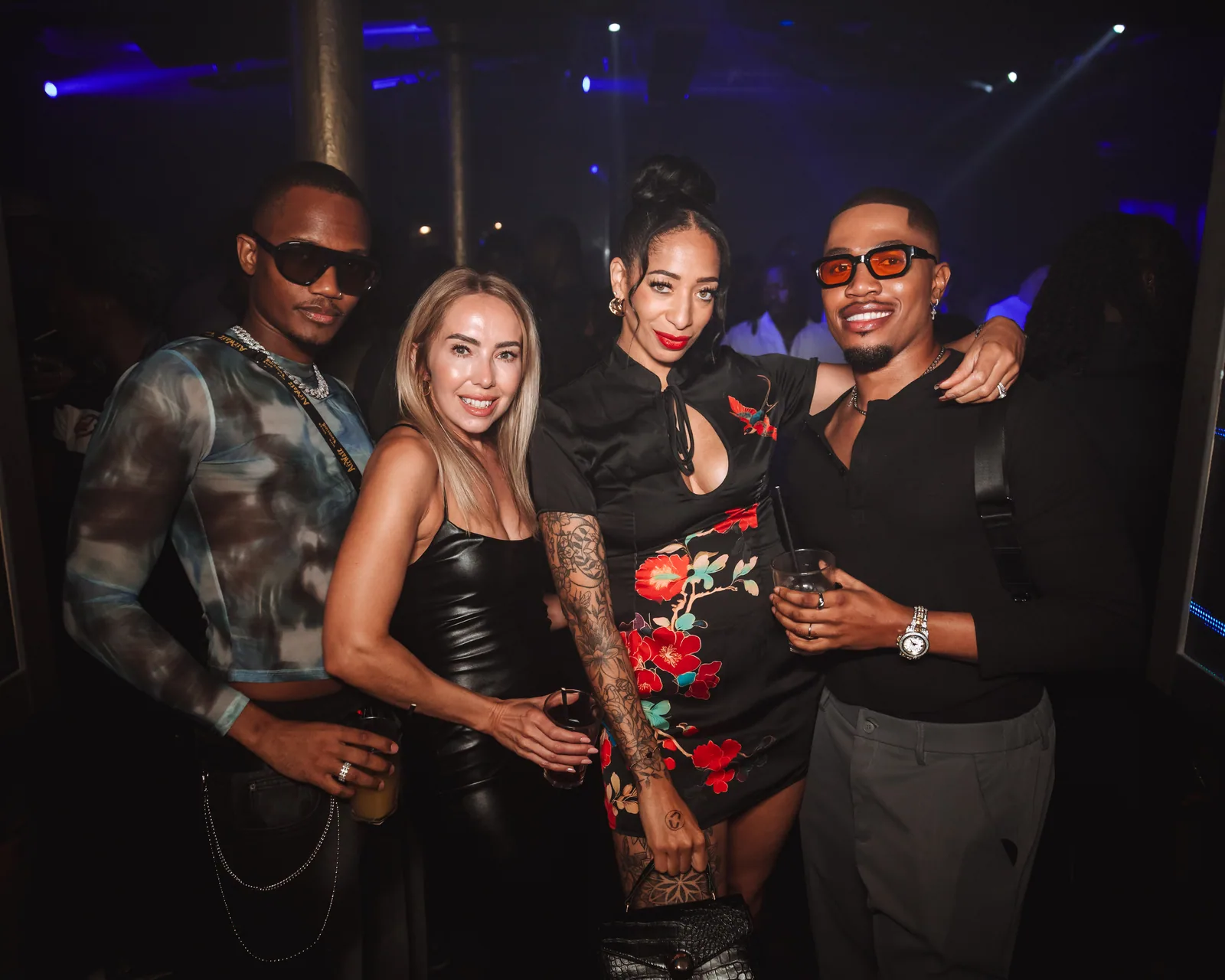 Friends enjoying a night at Runway Manchester